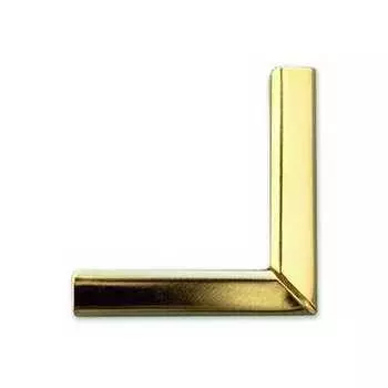 Уголок 25 мм 1" DESK DIARY, 5 мм (золото)