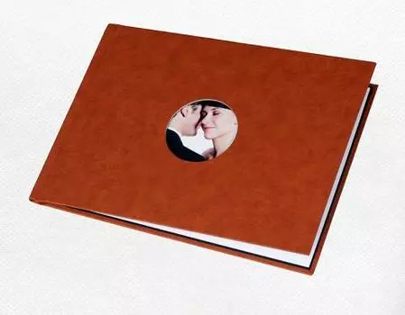 Unibind альбомная 5 мм, песочный корпус с окном №1