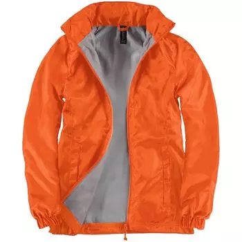 Ветровка женская ID.601 оранжевая, размер L