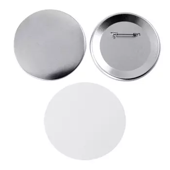 Заготовки для значков d32 мм, металл/булавка, 200 шт