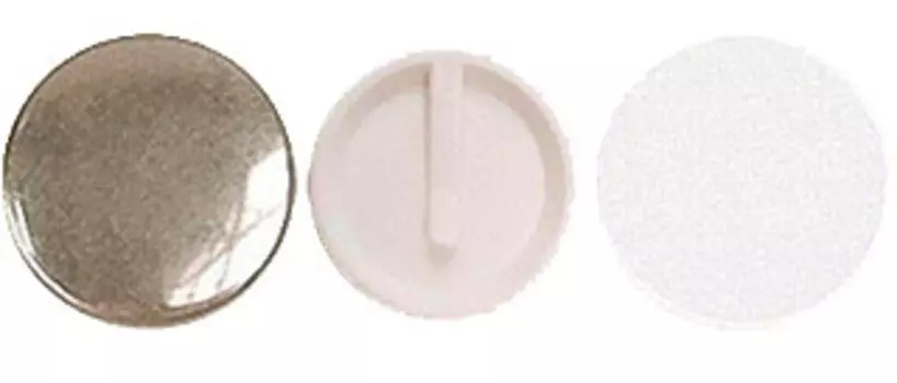 Заготовки для значков d44 мм, клипса, 200 шт