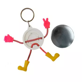 Заготовки для значков d58 мм, брелок (руки-ноги), 100 шт