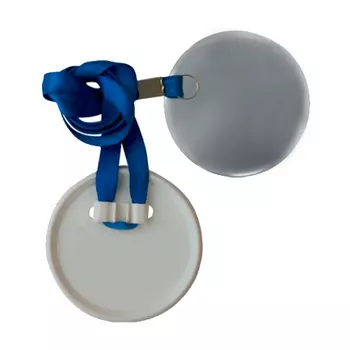 Заготовки для значков d75 мм, шнурок, 100 шт