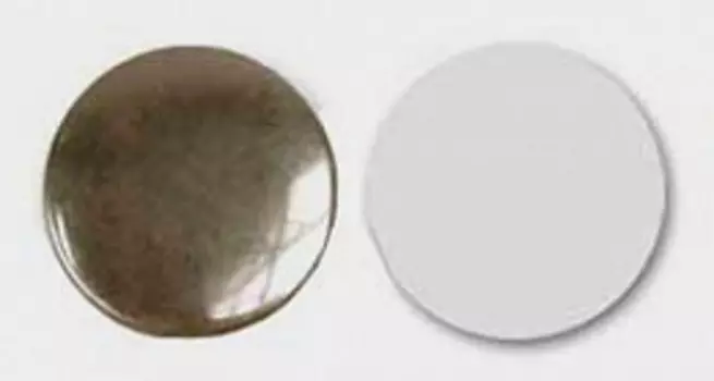 Заготовки для значков/фото d158 мм, винил. магнит, 100 шт