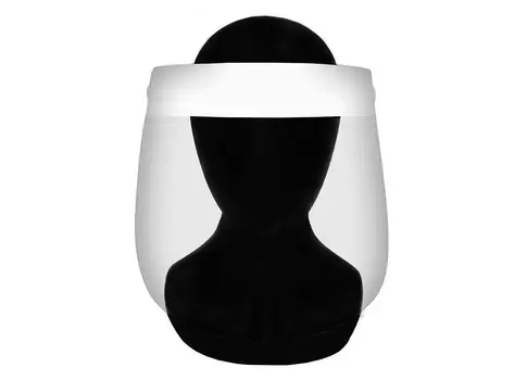 Защитный экран для лица , White, 10 шт