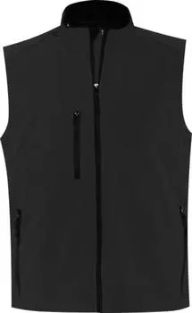 Жилет мужской софтшелл RALLYE MEN черный, размер XL