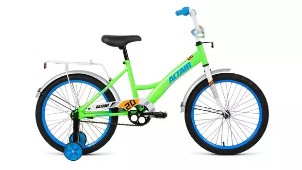 ALTAIR KIDS 20 (20" 1 ск. рост 13") 2020-2021, ярко-зеленый/синий, 1BKT1C101003