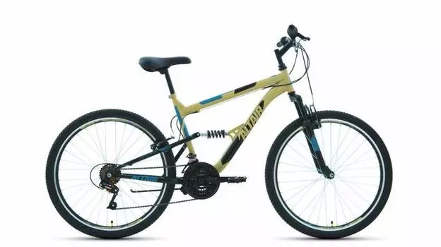 ALTAIR MTB FS 26 1.0 (рост 16") 2019-2020, бежевый/черный, RBKT0SN6P007