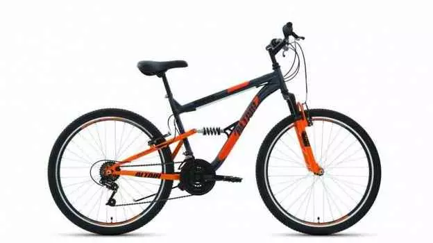 ALTAIR MTB FS 26 1.0 (рост 16") 2019-2020, серый/оранжевый, RBKT0SN6P008