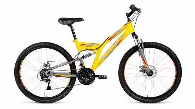 ALTAIR MTB FS 26 2.0 disc рост 18" 2019 желтый/серый мат., RBKN9SN6P006