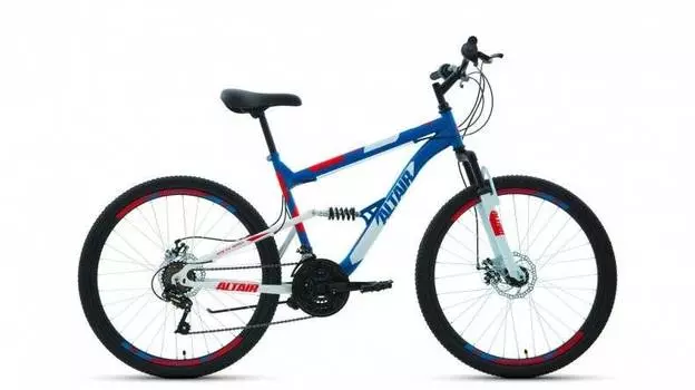 ALTAIR MTB FS 26 2.0 disc (рост 16") 2019-2020, синий/красный, RBKT0SN6P014