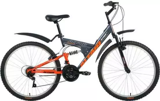 ALTAIR MTB FS 26 (рост 16") 2015-2016, серый/оранжевый, RBKT6SN6P004