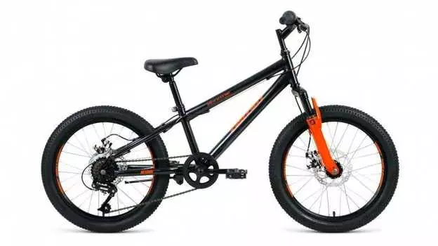 ALTAIR MTB HT 20 2.0 disc (рост 10.5") 2019-2020, черный/оранжевый, RBKT0MN06002
