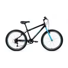 ALTAIR MTB HT 24 1.0 (рост 14") 2019-2020, черный/голубой, RBKT0MN46002