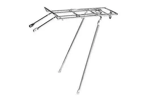 Багажник, YJ24I-102, Классический, под 24", LISAI, хром, YCASCP2401