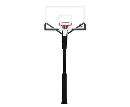 Баскетбольная стационарная стойка DFC ING60U 152x90см (четыре короба)