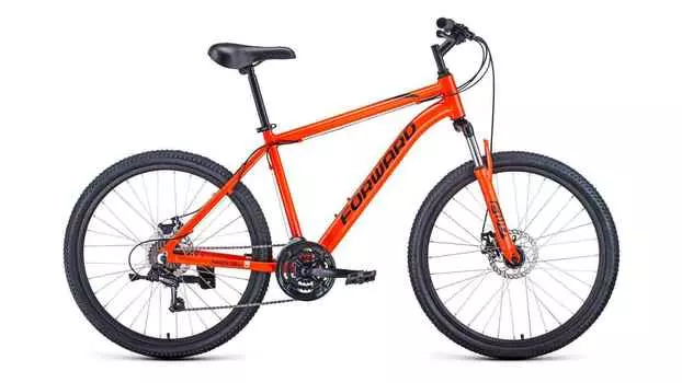 HARDI 26 2.0 disc (26" 21 ск. рост 17") 2020-2021, оранжевый/черный, RBKW1M66Q028