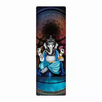Коврик для йоги Ganesha Gold Limited Edition Ramayoga из замши и каучука