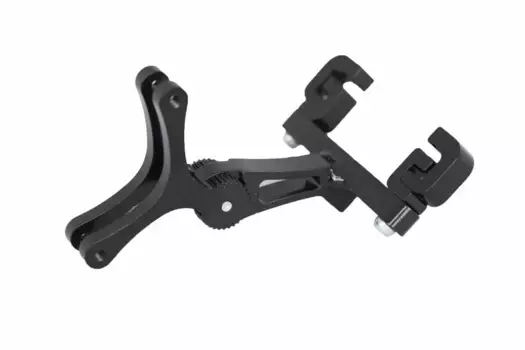 Кронштейн BCA-303 для двух флягодержателей, на рамки седла, алюминиевый.