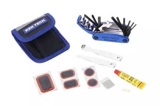 Набор инструментов, KL-9809B, Монтажки, Набор ключей, Аптечка, KENLI (RKLTL9809B01)