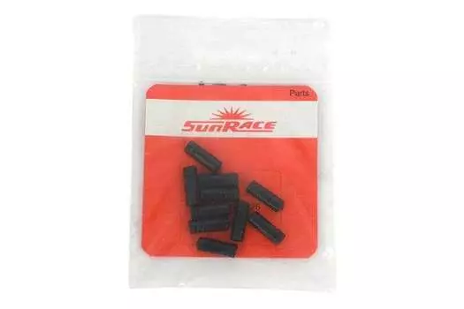 Наконечник оплётки, S10, 4 мм, Пластик, SUN RACE (черный, RSUNOFS10002)