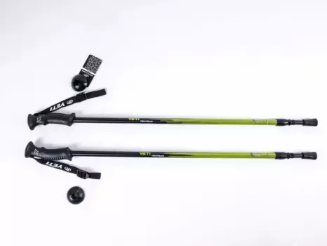 Палки для ходьбы TT YETI треккинговые раздвижные C РЕЗИНОВОЙ РУЧКОЙ TT 115-135 см