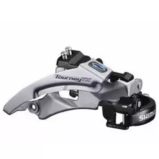 Переключатель передний, FD-TX800-TS3, 2 ск., хомут 1 3/8" (34,9 мм), 48 - 42, SHIMANO, TOURNEY (, AFDTX800TSL3)