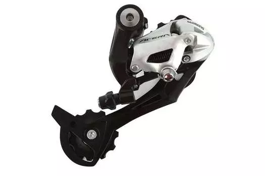 Переключатель задний, M390, ACERA, 9 ск., под петух, SHIMANO (серебро, CRD209000064)