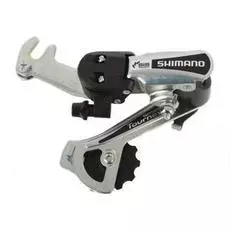 Переключатель задний, RD-TY21B, TOURNEY, 6 ск., под ось, GS, подвод - обратный, SHIMANO (серебро, ARDTY21BGSBS)