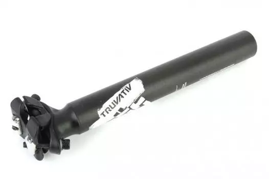 Подседельный штырь, HUSSEFELT, 31,6 мм, 250 мм, крепление седла - Рамки, TRUVATIV (черный, CSEABDA00241, (белая графика))