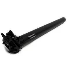 Подседельный штырь, SP-619, 31,6 мм, 400 мм, крепление седла - Рамки, UNO (черный, 1SEABDA00124, (белая графика))