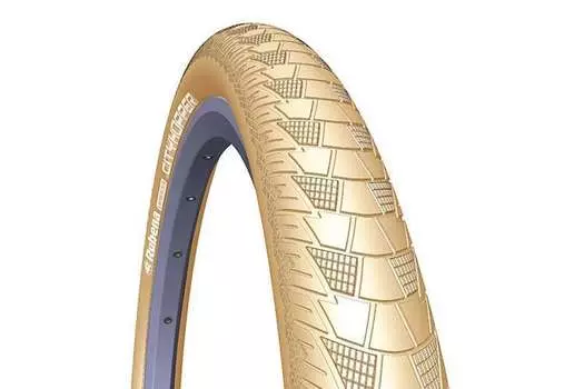 Покрышка, CITYHOPPER, 28" * 2.00", Classic, ANTIPUNCTURE (APS) 1 mm + REFLEX (RS), кремовый, Mitas (, 510952446042)