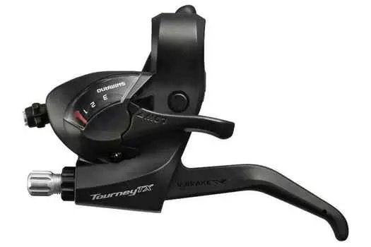 Рукоятка переключателя скоростей / тормоза левая, 3, SHIMANO, ST-TX800-L, ASTTX800LBL