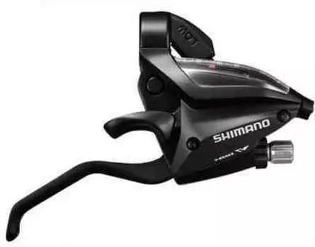 Рукоятка переключателя скоростей / тормоза правая, 8, SHIMANO, ST-EF500-8R, ASTEF5002RV8AL