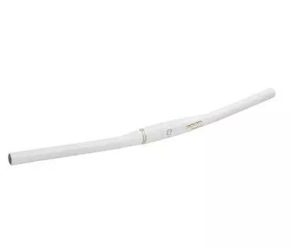 Руль, FB-H04, С подъёмом, 31,8 мм, 620 мм, Карбон (белый, 1HAFBK100007)