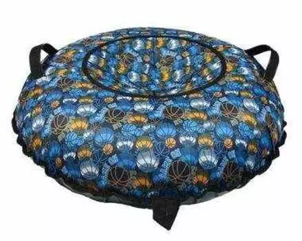 Санки надувные 100 см. "Ватрушка Принт "Мячи на синем" (КСНВ10010) КСНВ10010