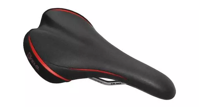 Седло, VL-1318, 275 мм, 140 мм, Рамки, MTB, VELO (черный, 1SA000001712, (FORMAT logo, бело-желтая графика))