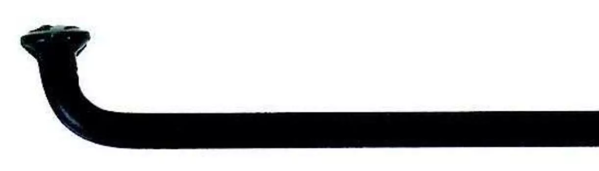 Спица, 45#, Постоянное сечение, 14G, 188 мм, C ниппелем, SHUN JIU (черный, 1SP414G18824)