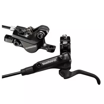 Тормоз передний, компл., гидравлический, BL-M506L(L)/BR-M447L(F), 160 мм, 750 мм, SHIMANO (черный, AM506LFURX075)