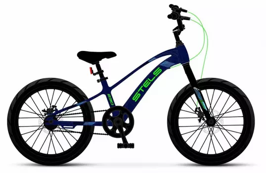Велосипед 20" STELS Leader 230 MD Z010 (магниевая рама) (7-ск.) Темный/синий/черный