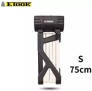 Замок противоугонный, ET490S, складной, 750 мм, 5 мм, ETOOK, RLKET490S001