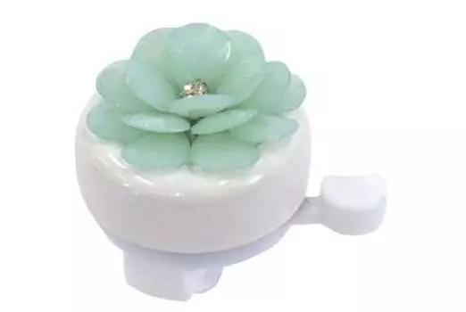 Звонок велосипедный "Цветок белый" (YL 12-4 white) (Звонок велосипедный "Цветок белый" (YL 12-4 white))