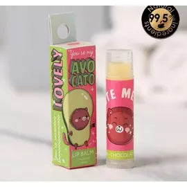 Бальзам для губ Avocato: с маслом Ши, аромат шоколад