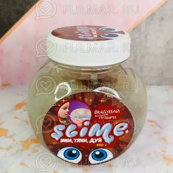 Большой слайм Мни, Тяни, Дуй Slime Mega Mix северное сияние и кола, 500 г