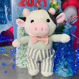 Брелок бык джентельмен