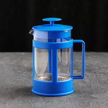 Чайник френч-пресс для чая и кофе 800 мл Синий