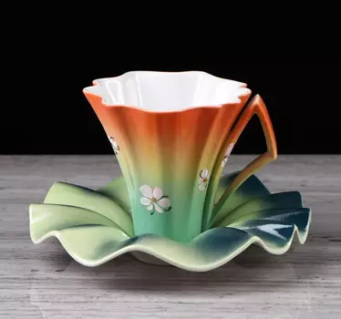 Чайный набор "Лотос" 2 предмета, 0,2 л