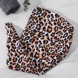 Чалма для сауны/душа Саванна, микрофибра Леопардовая