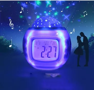 Часы-будильник Ночник-проектор Звездное небо