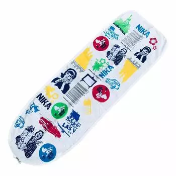 Чехол для гладильной доски 125*39 см, с поролоном рисунок Америка